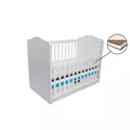 Masa de fotbal din lemn 60 x 120 x 78 cm Ecotoys XXL - Verde