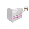 Masa de fotbal din lemn 69 x 37 x 66 cm Ecotoys - Albastru