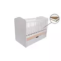 Masa de fotbal din lemn 69 x 37 x 66 cm Ecotoys - Albastru