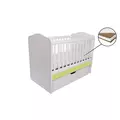 Masa de fotbal din lemn 61 x 30 5 cm x 18 5 cm Ecotoys - Verde
