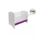 Leagan convertibil 3 în 1 Ecotoys SW-1422 - Albastru cu Galben