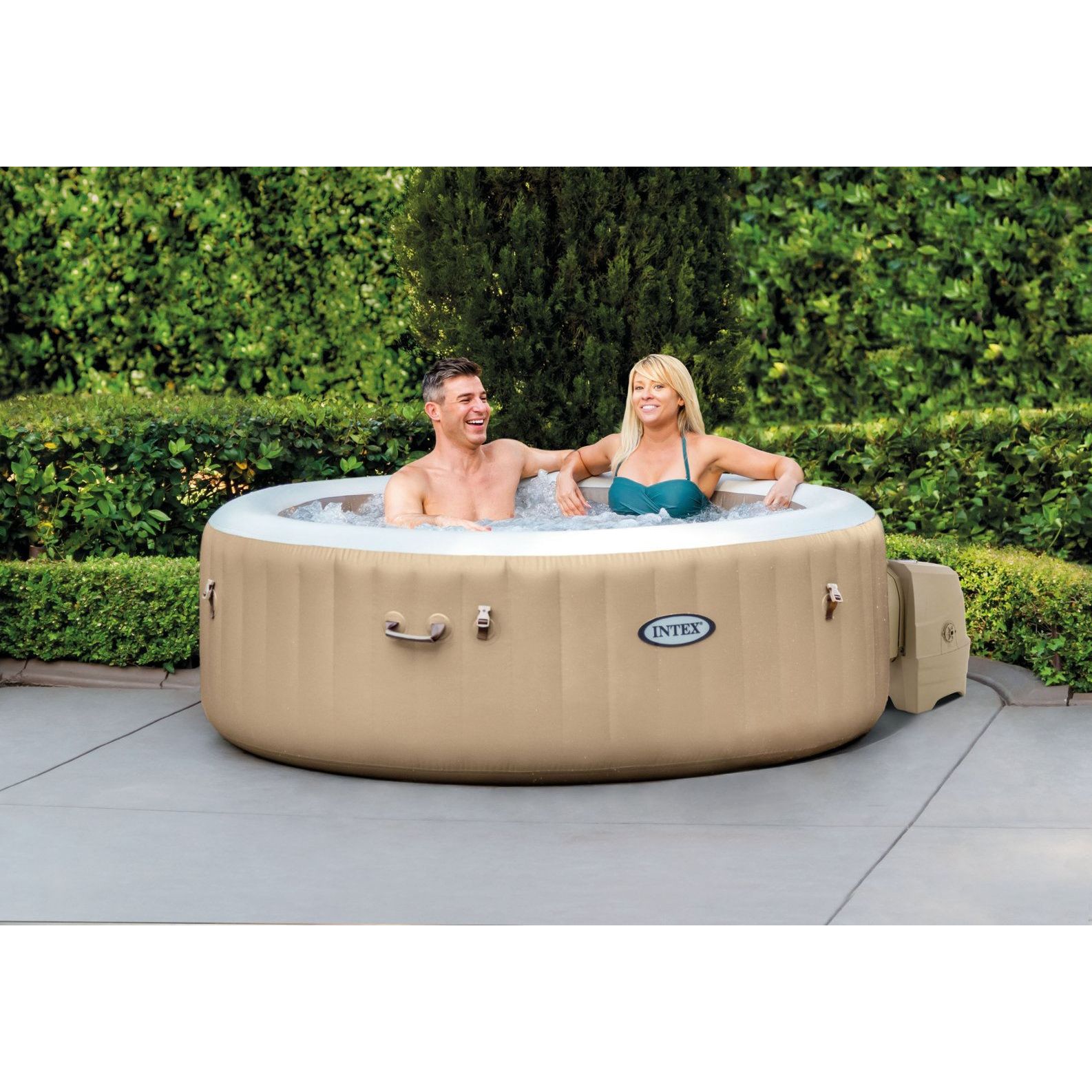 Mama Si Copilul Jucarii Exterior Piscina Gonflabila Piscina Gonflabila Jacuzzi Intex Purespa Bubble Massage Cu Masaj 196 X 71 Cm