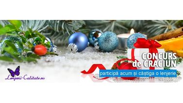 Castiga o lenjerie cu Mos Craciun! Castiga o lenjerie cu Mos Craciun!
