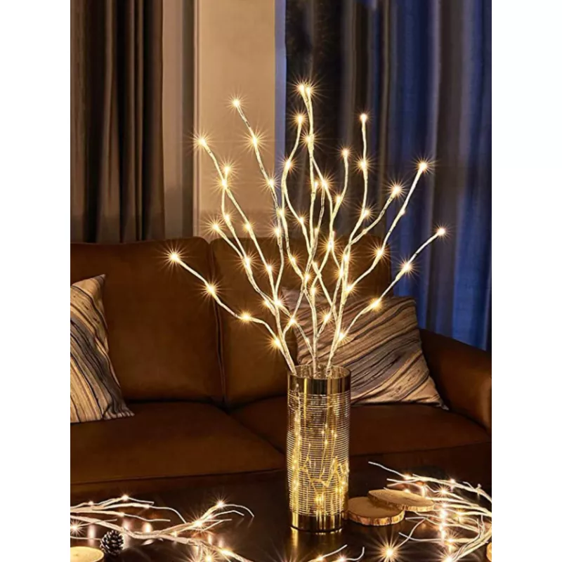 Lampa Decorativa Ramuri de Copac Lumina Galbena