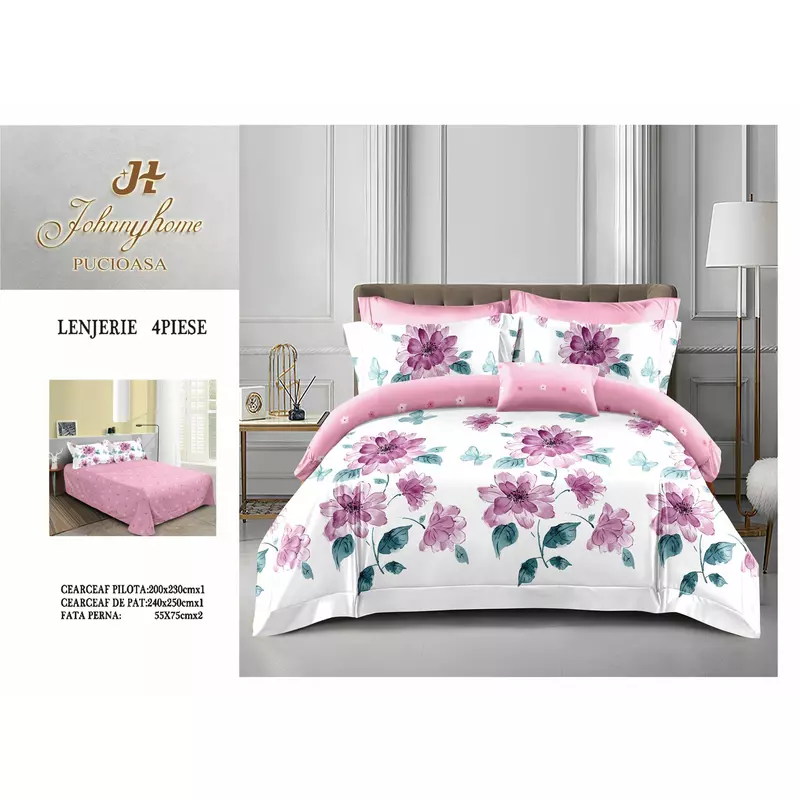 Lenjerie de pat Bumbac Satinat – SIPRA50-629 lenjerii-calitate.ro/ imagine 2022 by aka-home.ro